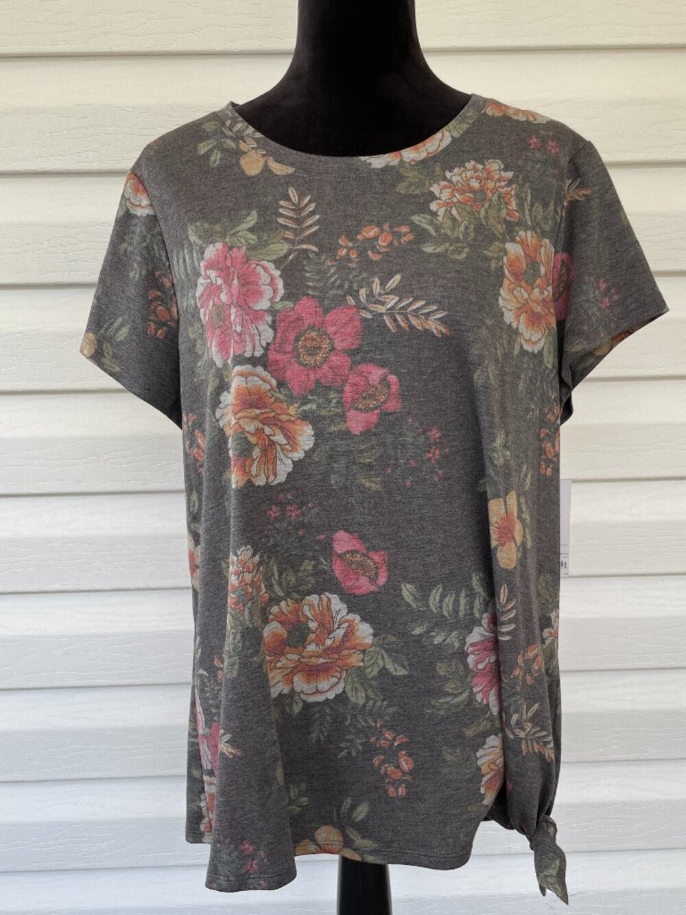 NWT Women's APT 9 Side Tie Top XXL